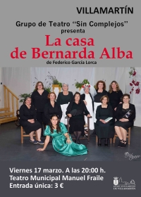 La casa de Bernarda Alba en el Teatro Municipal Manuel Fraile