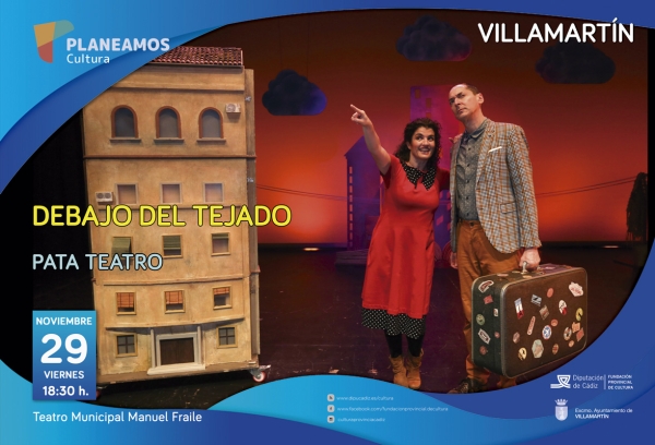 Pata Teatro presenta este viernes “Debajo del tejado”