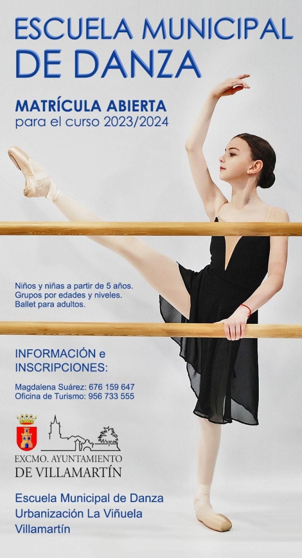 Abierta la inscripción de la Escuela Municipal de Danza