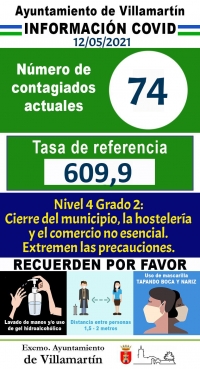 INFORMACIÓN TASA COVID VILLAMARTÍN