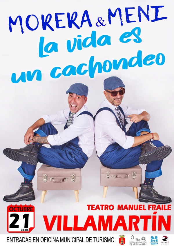 Morera y Mení presentan “La vida es un cachondeo” en el Teatro Manuel Fraile