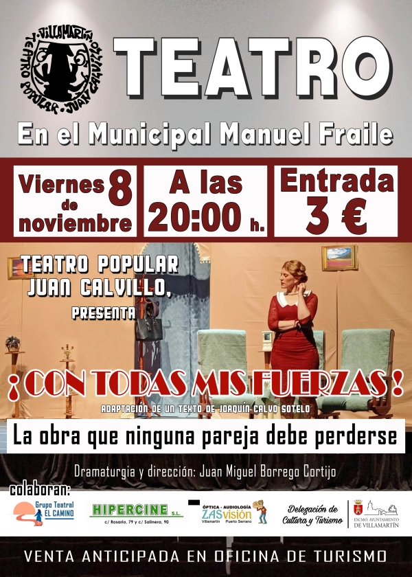 Vuelve “¡Con todas mis fuerzas!” de Teatro Popular Juan Calvillo