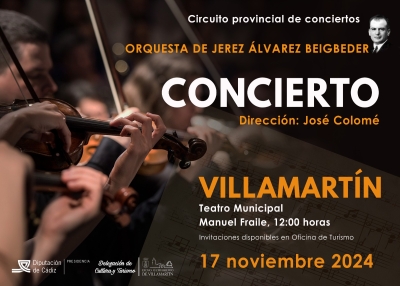 Villamartín acoge este domingo un concierto de la Orquesta de Jerez “Álvarez Beigbeder”