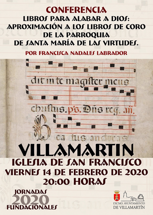 Conferencia: Los Códices Cantorales de Santa María de las Virtudes