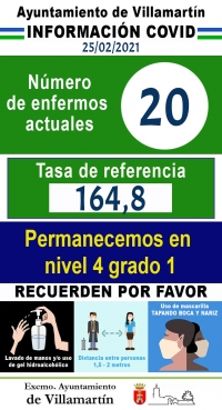 INFORMACIÓN TASA COVID VILLAMARTÍN