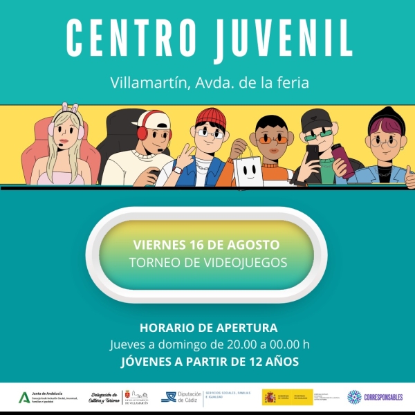 Este viernes 16, Torneo de videojuevos en el Centro Juvenil