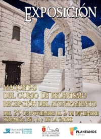 Exposición de maquetas de belenes navideños